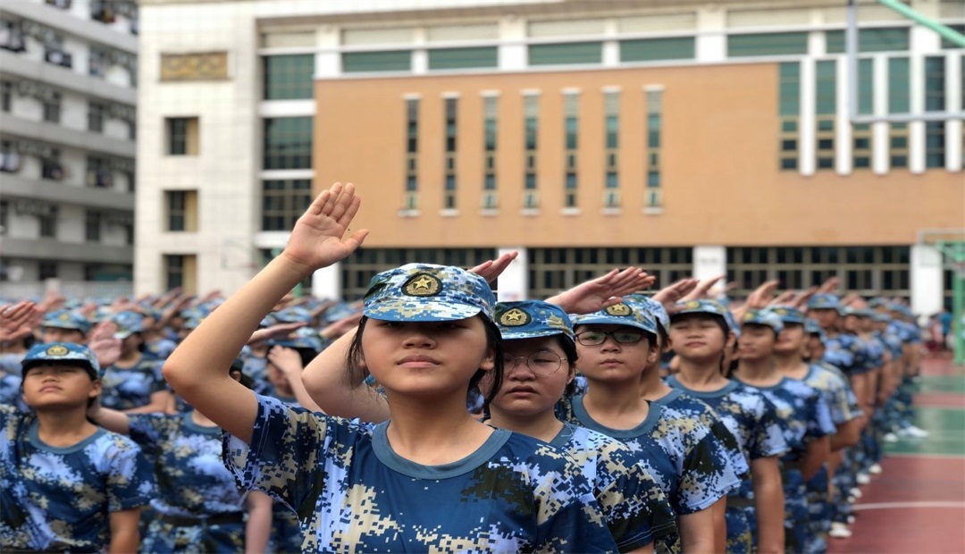 【军训进行时】宁德市民族中学2020级新生军训开营啦！