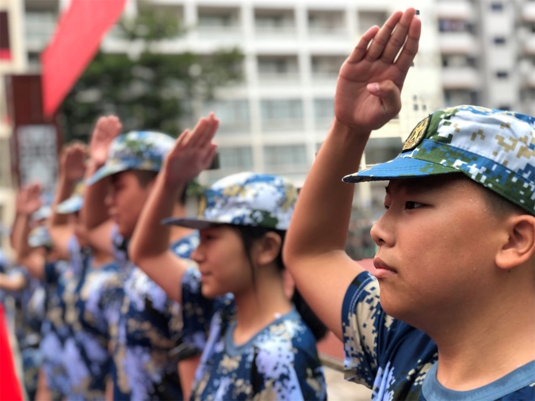 【军训进行时】宁德市民族中学2020级新生军训开营啦！